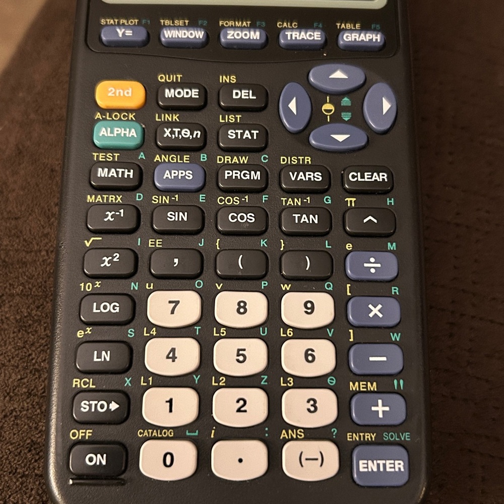 Texas Instruments TI-83 PLUS Graphing Calculator, Black - Picture 2 of 4
